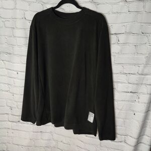 Rains Fleece Sweatshirt Pullover Black Men's Size L NWT $95